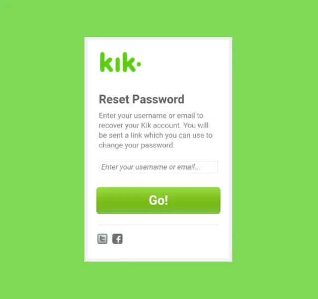 How To Reset If Forget Kik Password?
